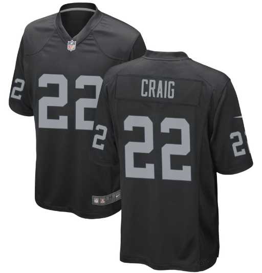 Men & Women & Youth Las Vegas Raiders #22 Roger Craig Nike Black Vapor Limited Jersey->las vegas raiders->NFL Jersey